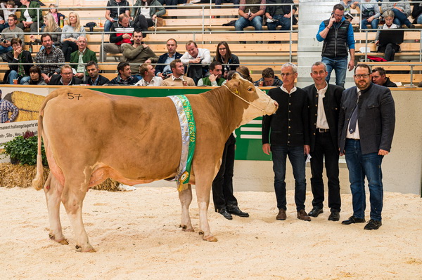 Champion mittel: REMMEL-Tochter ZAIDA von Josef Bauer, Riegersburg, Stmk.