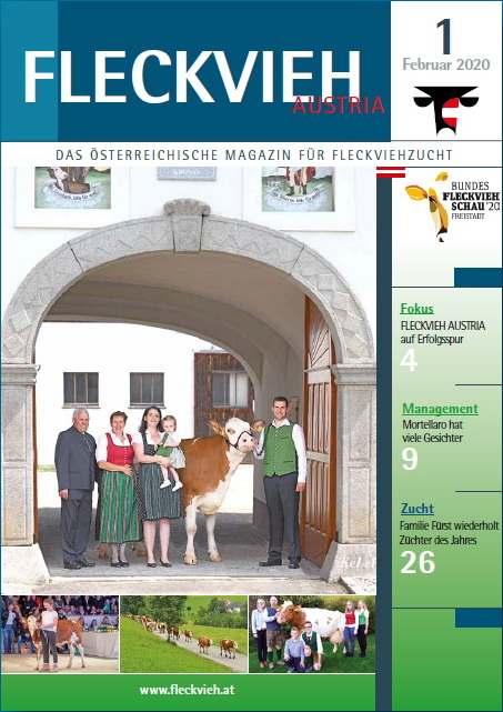 Fleckvieh Austria Magazin 1/2020 Fleckvieh Austria Magazin 1/2020