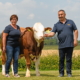 Familie Günzinger aus St. Georgen bei Obernberg, Oberösterreich betreibt Fleckviehzucht auf höchstem Niveau