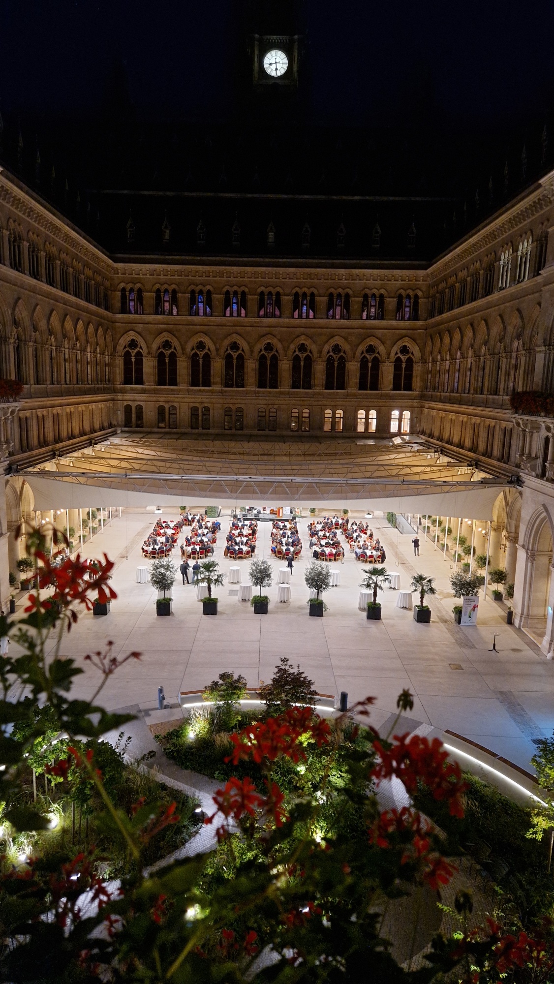 Galadinner im Arkadenhof des Wiener Rathauses, Foto Kalcher