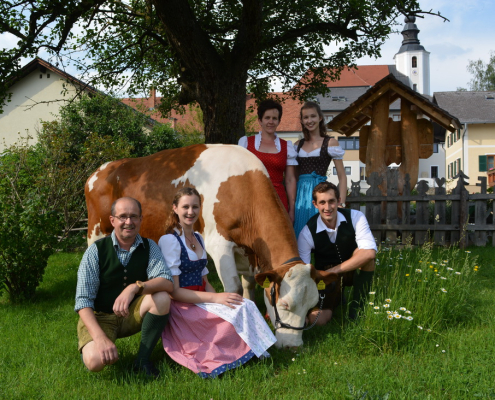 Familie Haas, v. l. n. r. Ferdinand, Katharina, Birgit, Magdalena, Ferdinand