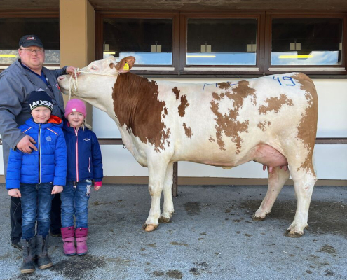 ZV Rotholz 05.04.2023: VALENTIN-Tochter von Hannes Schreder erzielte den Tageshöchstpreis