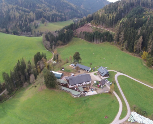 Der Hof von Christian Rechberger liegt in der Gemeinde Turnau im politischen Bezirk Bruck/Mürzzuschlag auf 870 m Seehöhe