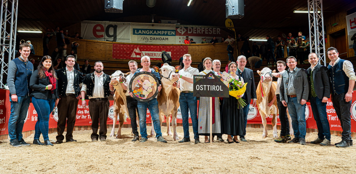 Beim Gebietscup triumphierte das Gebiet Osttirol mit einer sehr exterieurstarken Präsentationsgruppe.