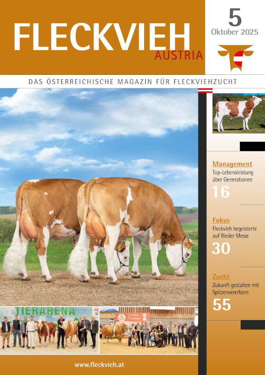 Probeabo Cover Fleckvieh Austria Ausgabe 05/25